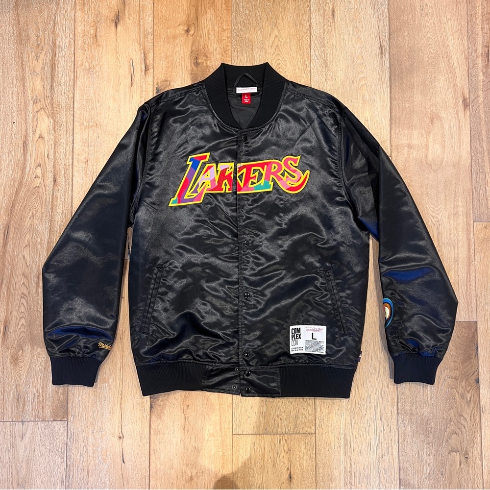 Mitchell Ness x LA Lakers x Takashi Murakami x ComplexCon Bomber Jacket